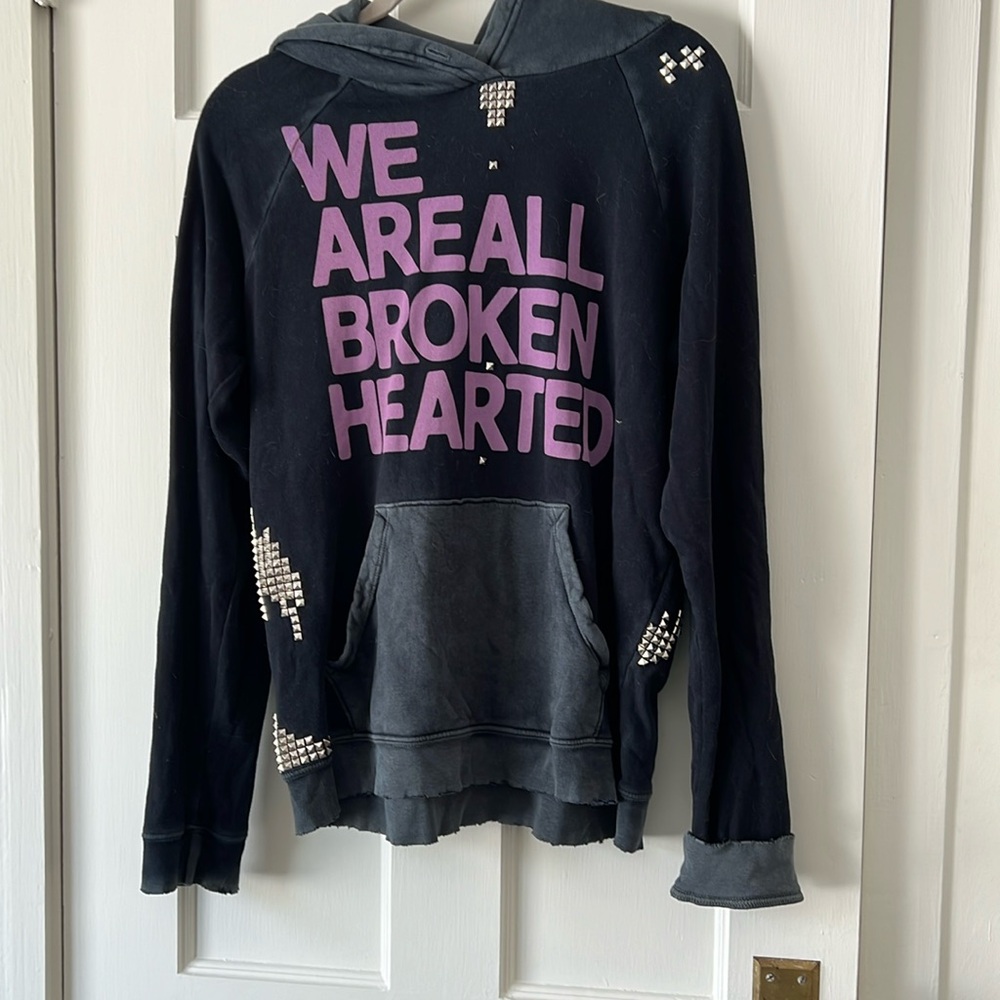 Freecity medium we are all brokenhearted hooded sweatshirt